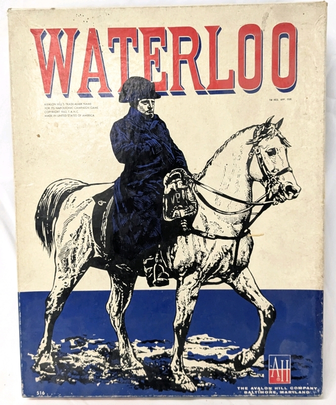 1962 Avalon Hill WATERLOO : The Napoleonic Campaign Game