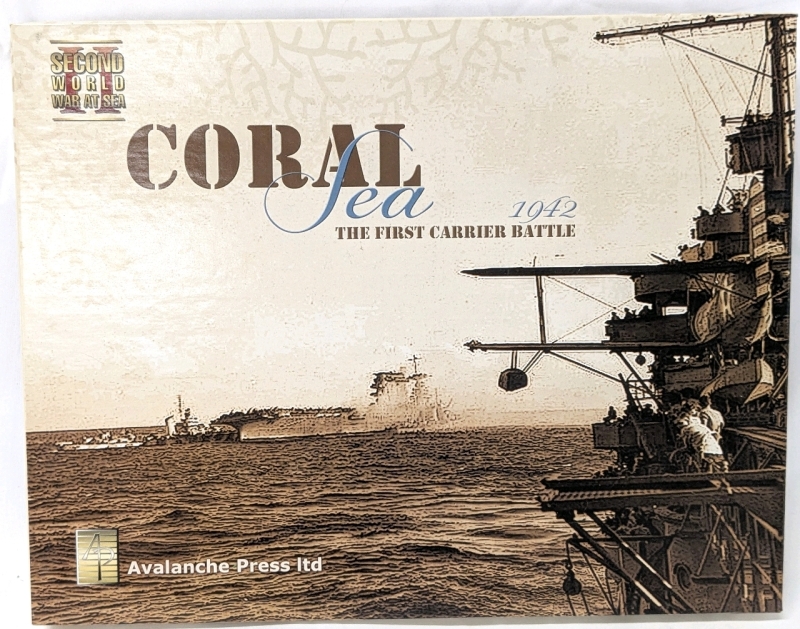 2010 Avalanche Press | CORAL SEA : The First Carrier Battle, 1942 | Introductory Game to the Second World War at Sea Series