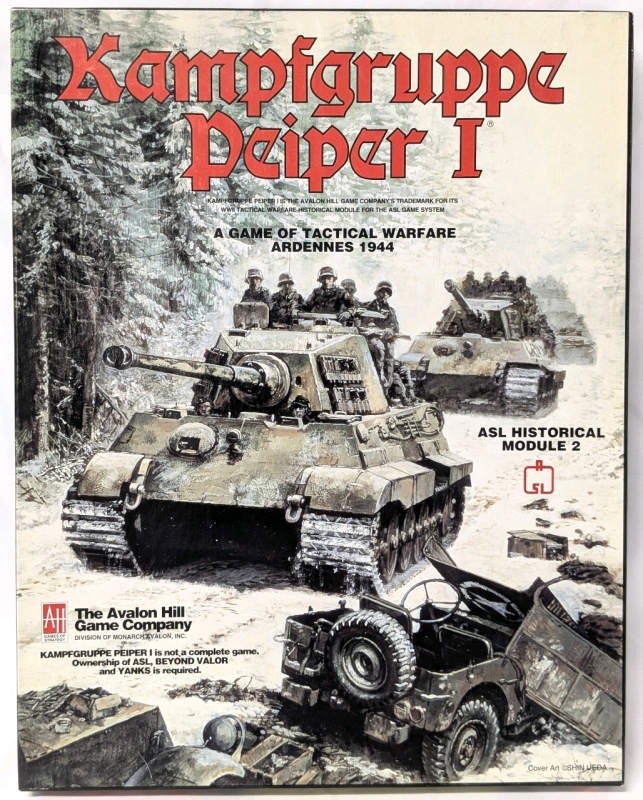 1993 Avalon Hill KAMPFGRUPPE PEIPER I ASL Historical Model 3, Expansion - ASL, Beyond Valor and YANKS Required