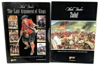 2 Warlord Games BLACK POWDER Full Colour Supplement Books : Zulu!, The Last Argument of Kings (Both Softcover)