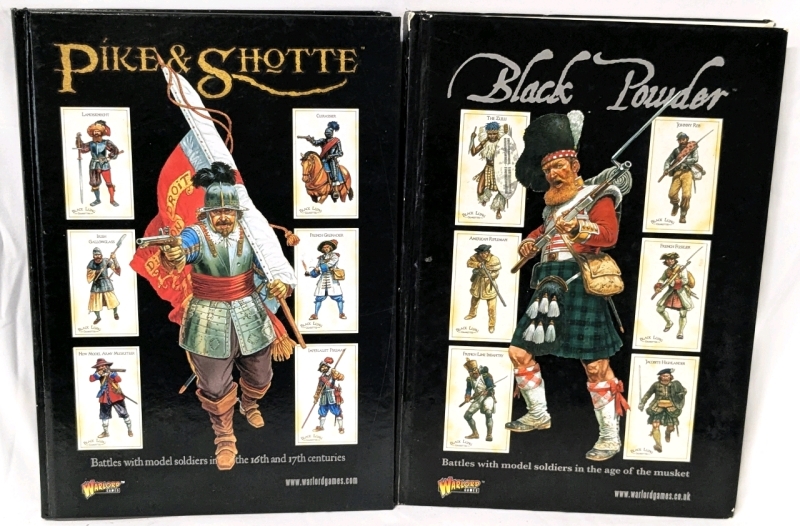 2 Warlord Games Hardcover Battles Books : Pint & Shotte & Black Powder