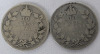 1913 - 1935 Canadian King George V Coins . 1913 + 1931 Silver Dimes , 1922 + 1935 Nickels , 1916 + 1918 Large Cents & 1932 + 1935 Small Cents - 2