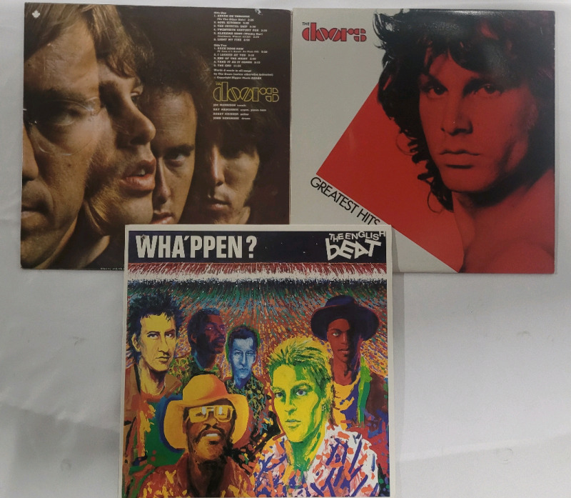The Doors & The English Beat Lp Record Lot - 3 Albums