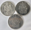 1968 - 2002 Canadian 50 Cent Half Dollar Coins . 1968 &times;2 , 1969 , 1972 , 1973 , 1974 , 1986 & 2002 &times;2 . Nine (9) Coins - 4