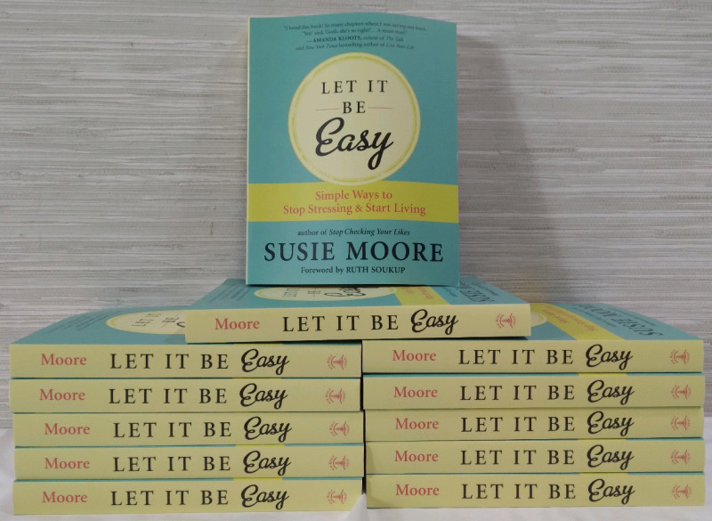 12 New Let It Be Easy By Susie Moore Softcover Books