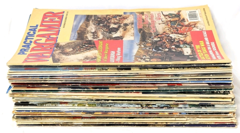 32 Past Issues of PRACTICAL WARGAMER Magazine | Winter 1987 - Feb 1999