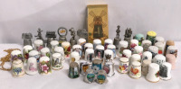 50+ Thimbles - Ceramics, Wood and Metal - Provinces, States & Royalty