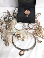 Vintage & Modern Jewelry Lot - Necklaces, Watches ++