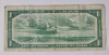 1954 Canadian Bank of Canada " Devils Face " One Dollar Bank Note . Has been in circulation - 3
