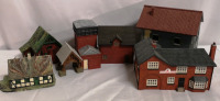 7 Model Buildings - Hornby Hobbies & Heljan - 2.75 to 5" Tall