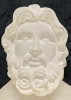 Neat Semi-Translucent Bust of Presumed Zeus / Jupiter | 13" Tall - 2