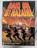 1987 Avalon Hill Raid on St. Nazaire. Solitaire WWII Raid Simulation Game.