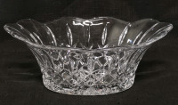 Gorham Crystal Oval Bowl - King Edward Pattern 10"X6"