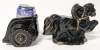 Fantastic 2-Piece Mid Century Modern Horse-Drawn Chariot Planter | 5.5" Tall - 2