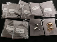 11 New 925 Post Earrings - Teardrop Shape