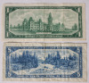 1954 Canadian Bank of Canada Five Dollar Bank Note & 1967 Bank of Canada Centennial One Dollar Bank Note - 2