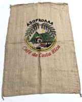 Large ASOPRP AAA Costa Rica Green Coffee Beans Food Grade Jute Sack | 28" x 40.5" Tall