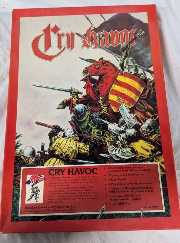 Standard Games and Publications - Cry Havok: Man to Man Combat in the Middle Ages.