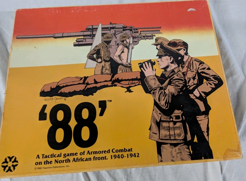 1980 - Yoquino Productions - "88" l: A Tactical Game of Armored Combat on the North African Front 1940-1942.