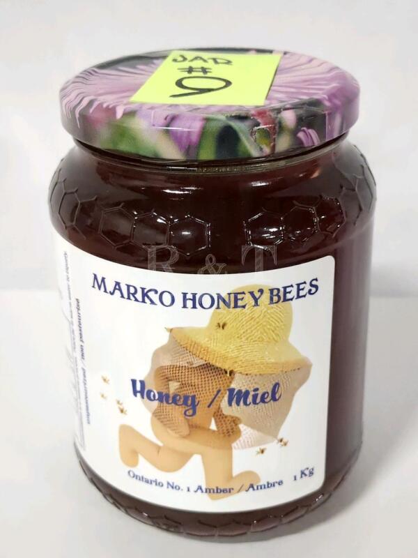 [DRAW Ticket #9] 1 KG Jar of Premium Ontario Amber Honey from Marko Honey Bees + 1 Ticket to Our Draw!