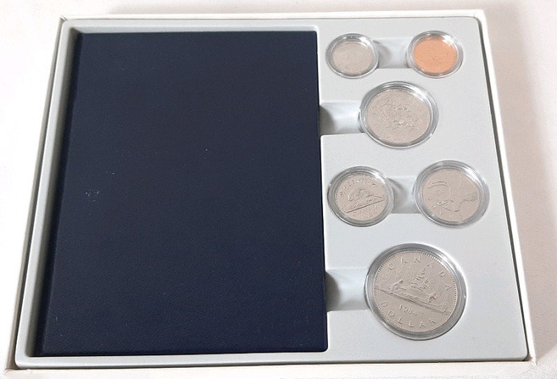 1984 Canadian Coin Set with Binder for Presentation