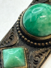 Victorian Czeck Peking Glass Brooch - 4