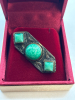 Victorian Czeck Peking Glass Brooch - 6