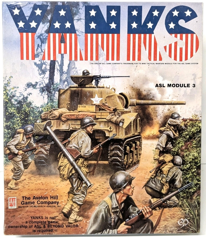 1986 ASL Advanced Squad Leader Game System Module 3 : YANKS Expansion by Avalon Hill