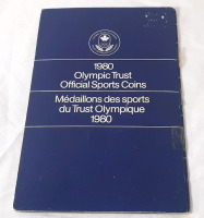 1980 Olypmic Trust of Canada Official Sports Coins Booklet