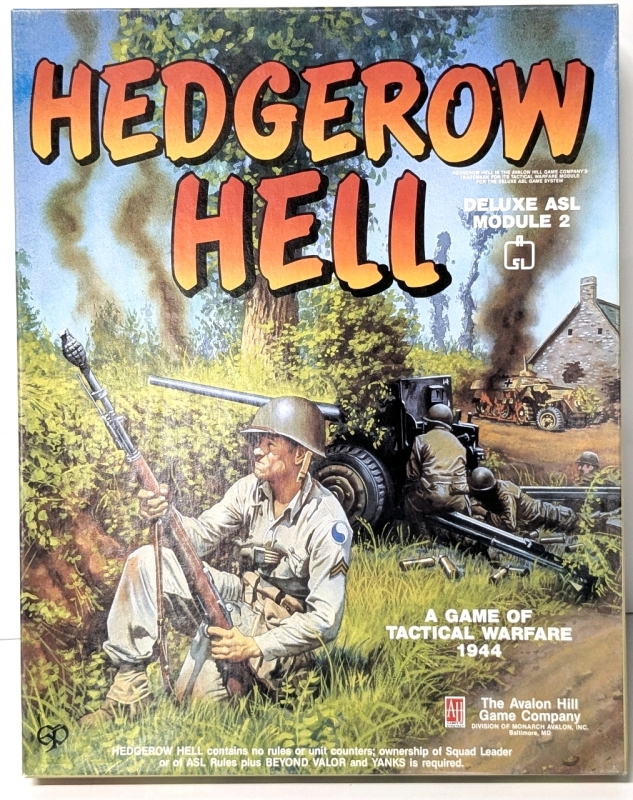 1986 ASL Deluxe Advanced Squad Leader 1986 System Module 2 : Hedgerow Hell Expansion by Avalon Hill