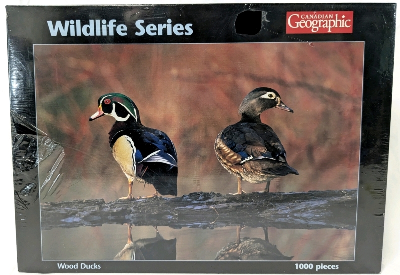 New Canadian Geographic Wildlife Series Wood Duck 1000 Piece Jigsaw Puzzle | 19.25" x 28.25"
