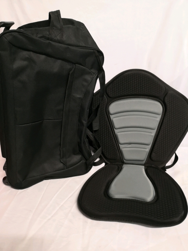 Like New Duffle Bag on Wheels & Portable Tree Stand Chair with Backpack