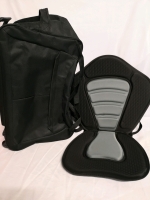 Like New Duffle Bag on Wheels & Portable Tree Stand Chair with Backpack