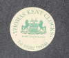 Thomas Kent Clocks Paddington Station London Circular Wall Clock , Made In England . Measures 9" diameter . Tested Working - 3