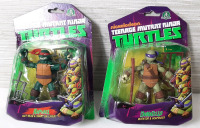 2 New Nickelodron Teenage Mutant Ninja Turtles Figures, Including Raphael & Donatello