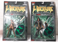 2 Sealed In Package Witchblade Figures, Including Medieval Witchblade & Nottingham (Both Figures are a little over 6" tall)