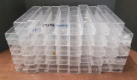 58 Two&times;Two Coin Holder Cases , Each Case Holds 50 Coins