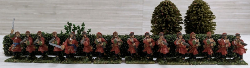 8 Handpainted Duos Of Metal Based Napoleonic Soldiers On Flocked Bases Approx 1.25" Tall