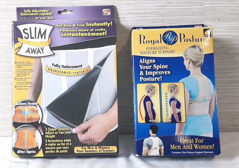 Lot of Seen on TV Products, Including Slim Away & Royal Posture