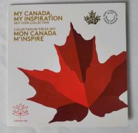 2017 Canadian " My Canada, My Inspiration " Double Toonie Colored Coin Set , Complete