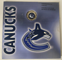 2008 Canadian Vancouver Canucks Colored Loonie Coin Set , Uncirculated