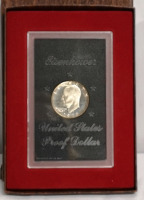 1972 Eisenhower United States Proof Dollar Coin in Case