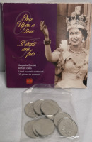 2002 Royal Canadian Mint Keepsake 10 Jubilee 50 cent Coins - Commemorating The Queen's Reign of 50 Years