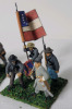 Five (5) Sets Handpainted Plastic 28mm Wargaming 17th Miss. Infantry Regiment Confederate Army Miniatures - 4