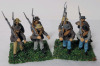 Five (5) Sets Handpainted Plastic 28mm Wargaming 17th Miss. Infantry Regiment Confederate Army Miniatures - 5