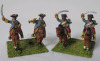 Six (6) Pairs Handpainted 28mm Cast Metal French 3rd Hussar Regiment Esterhazy Napoleonic Wars Wargaming Miniatures . - 3