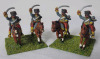 Six (6) Pairs Handpainted 28mm Cast Metal French 3rd Hussar Regiment Esterhazy Napoleonic Wars Wargaming Miniatures . - 4