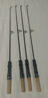 4 New Ice Fishing rods 30"