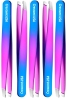 5 New 4" Slanted Eyebrow Tweezers - pink/blue