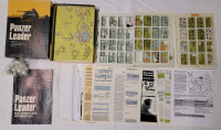 1974 Panzer Leader Game of Tactical Warfare on the Eastern Front 1944-45 Tabletop Board Game with Extras .